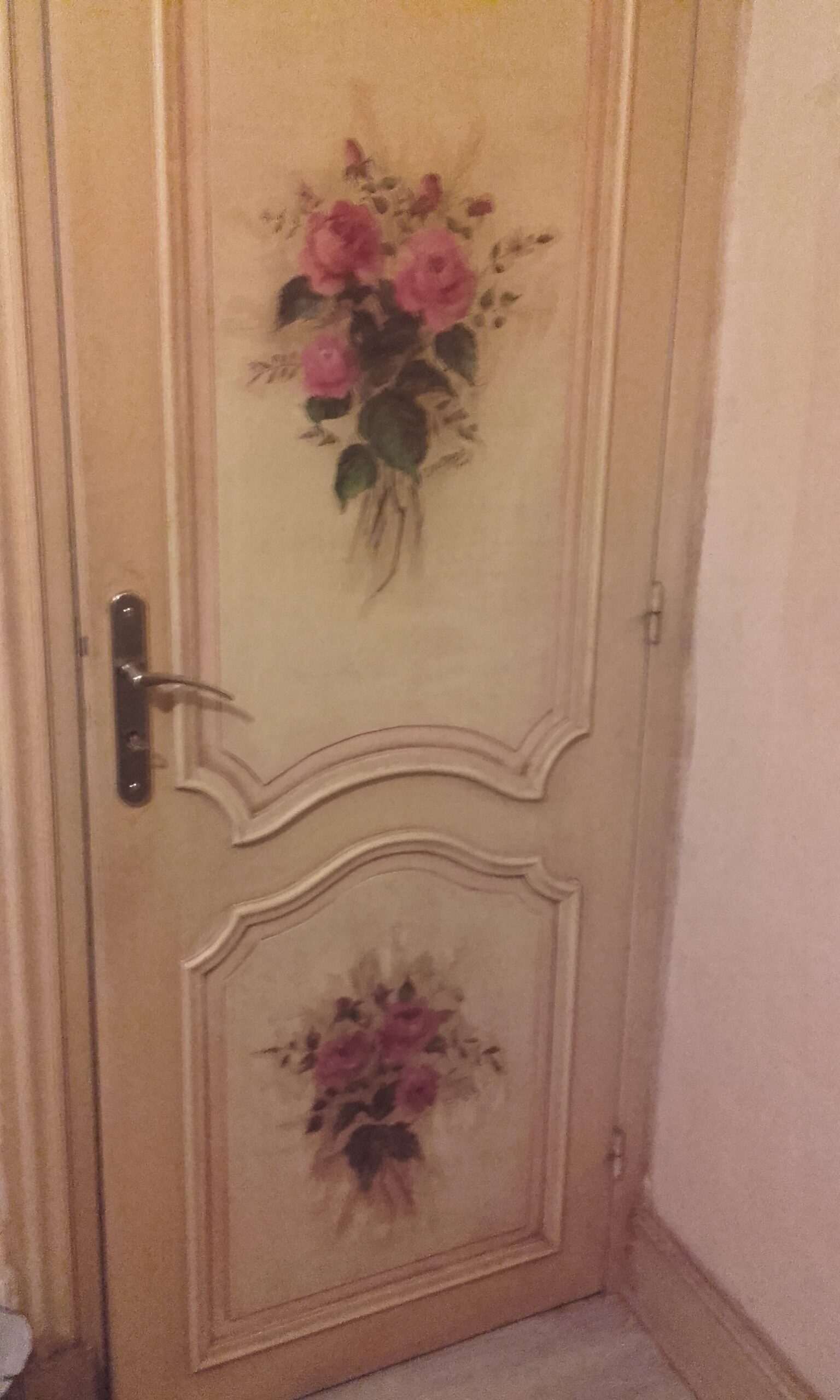 Peinture Tableau, Pastel peinture sur porte Pierre le cars France Estimations