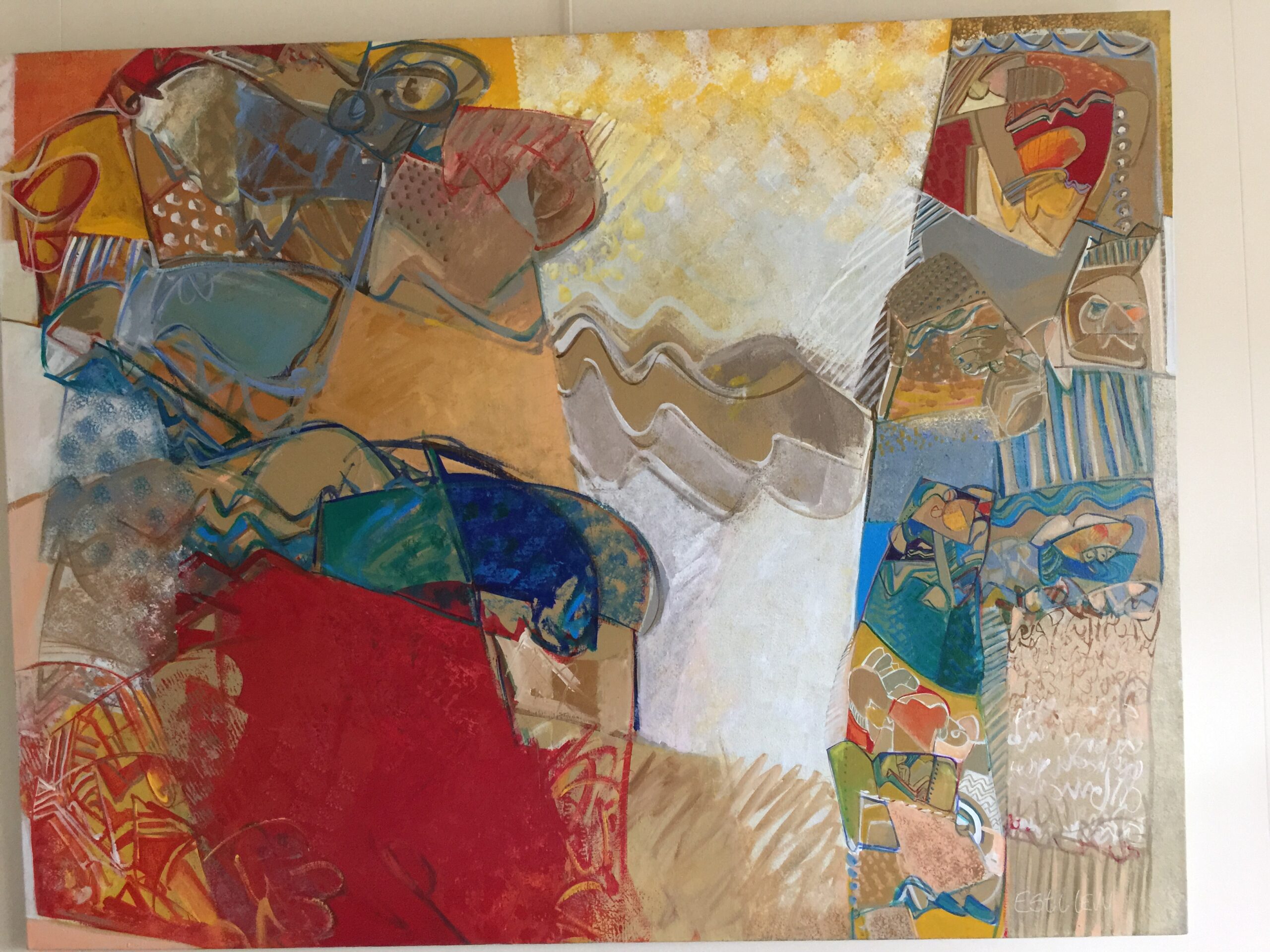 Peinture Tableau, Pastel Huile sur toile d'Esti Lévy France Estimations