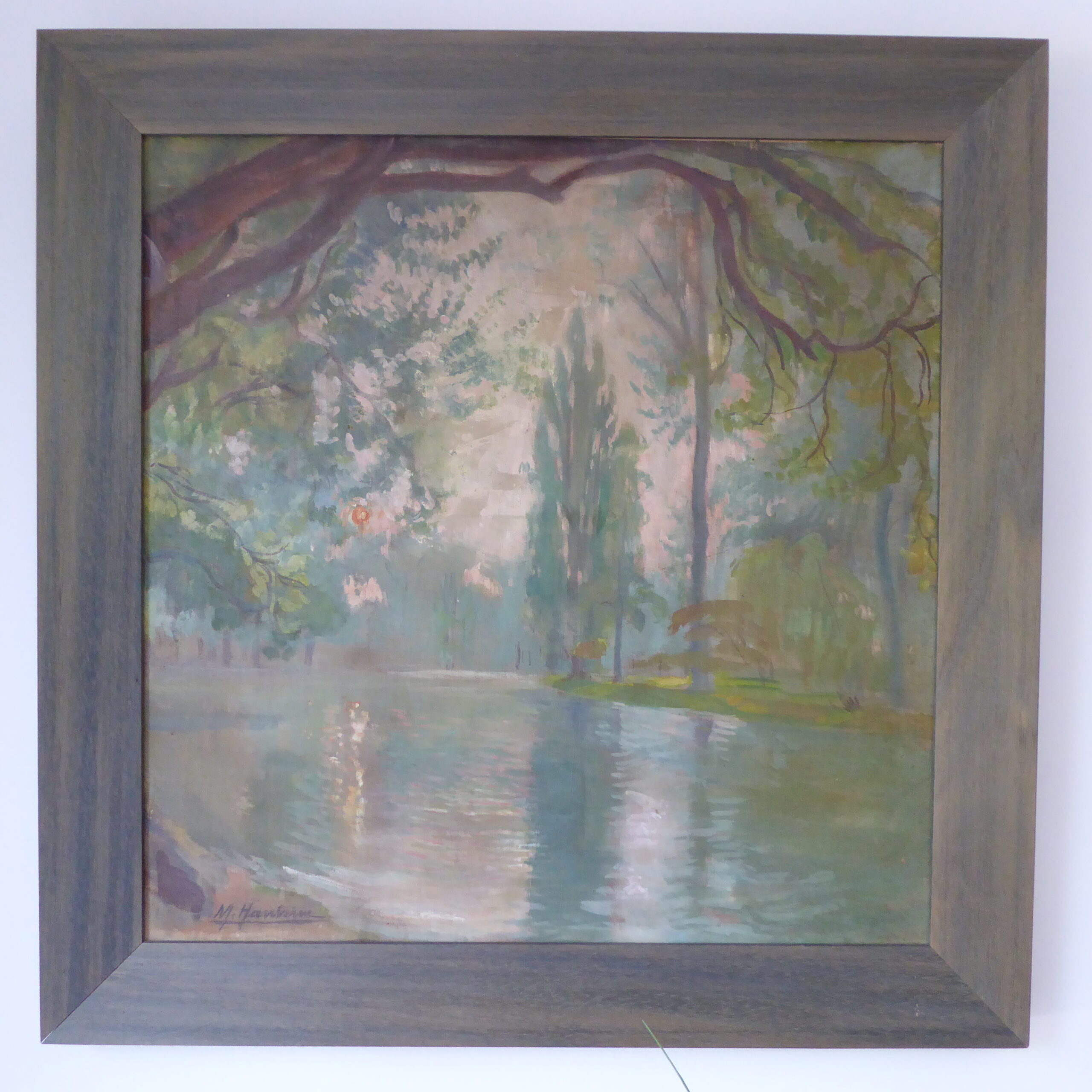Peinture Tableau, Pastel Huile sur Toile Hautrevie France Estimations