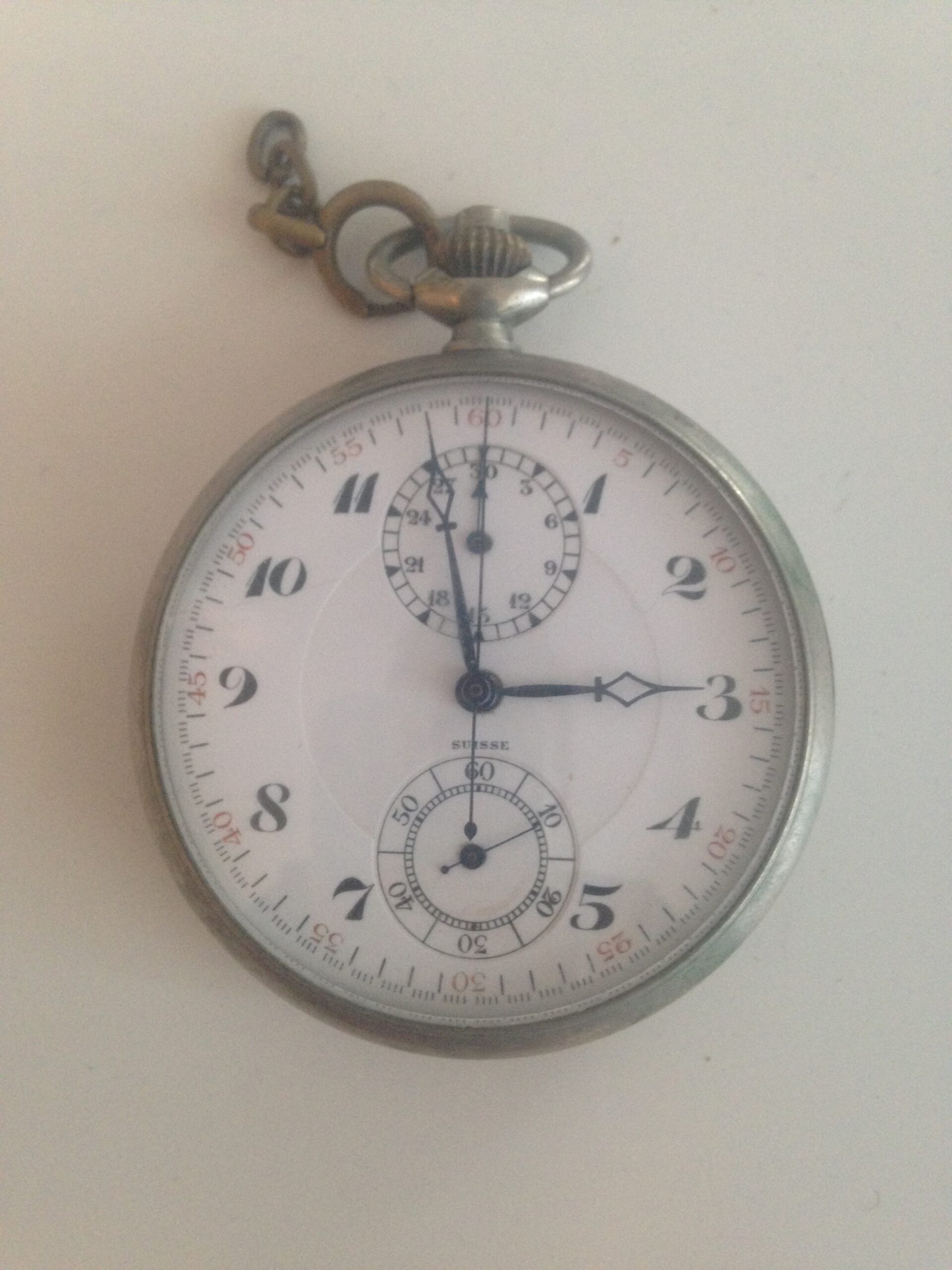 Montre De Poche Vintage Emile Stockart - À Réviser, Vendue En L'État - Pièce De Collection