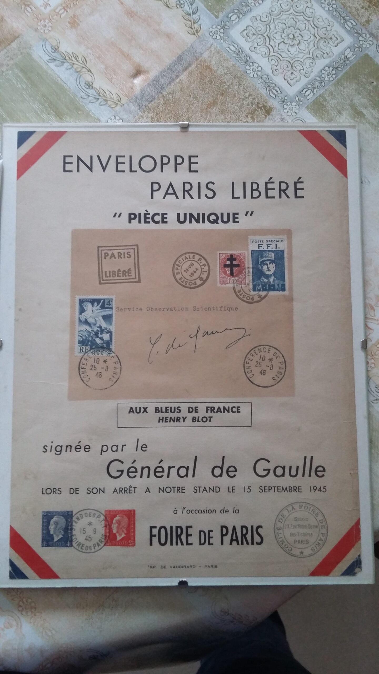 Signature Charles De Gaulle